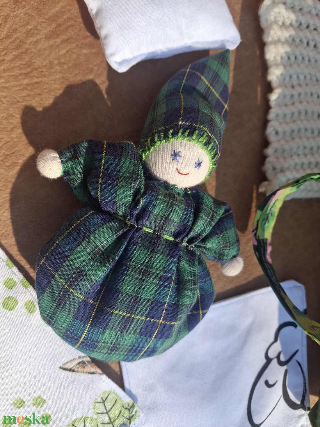 Marokbaba mózeskosárban [3] - játék & sport - baba & babaház - játékbaba, babakellék - Meska.hu