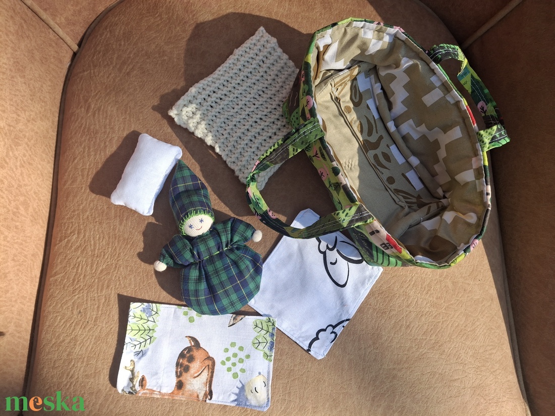 Marokbaba mózeskosárban [3] - játék & sport - baba & babaház - játékbaba, babakellék - Meska.hu