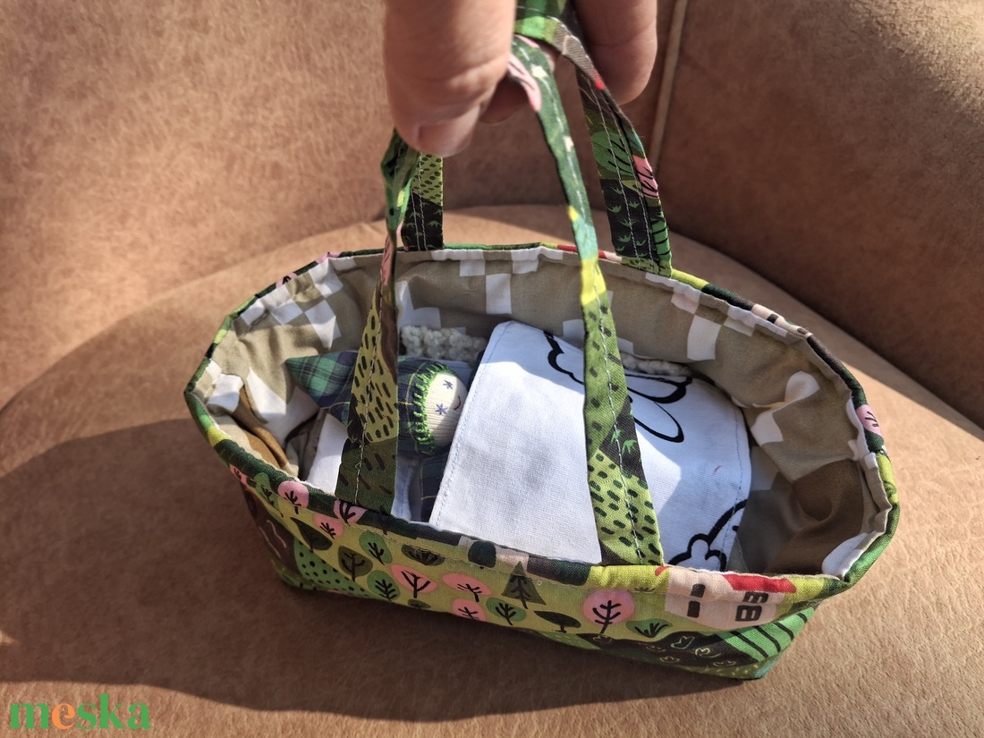 Marokbaba mózeskosárban [3] - játék & sport - baba & babaház - játékbaba, babakellék - Meska.hu