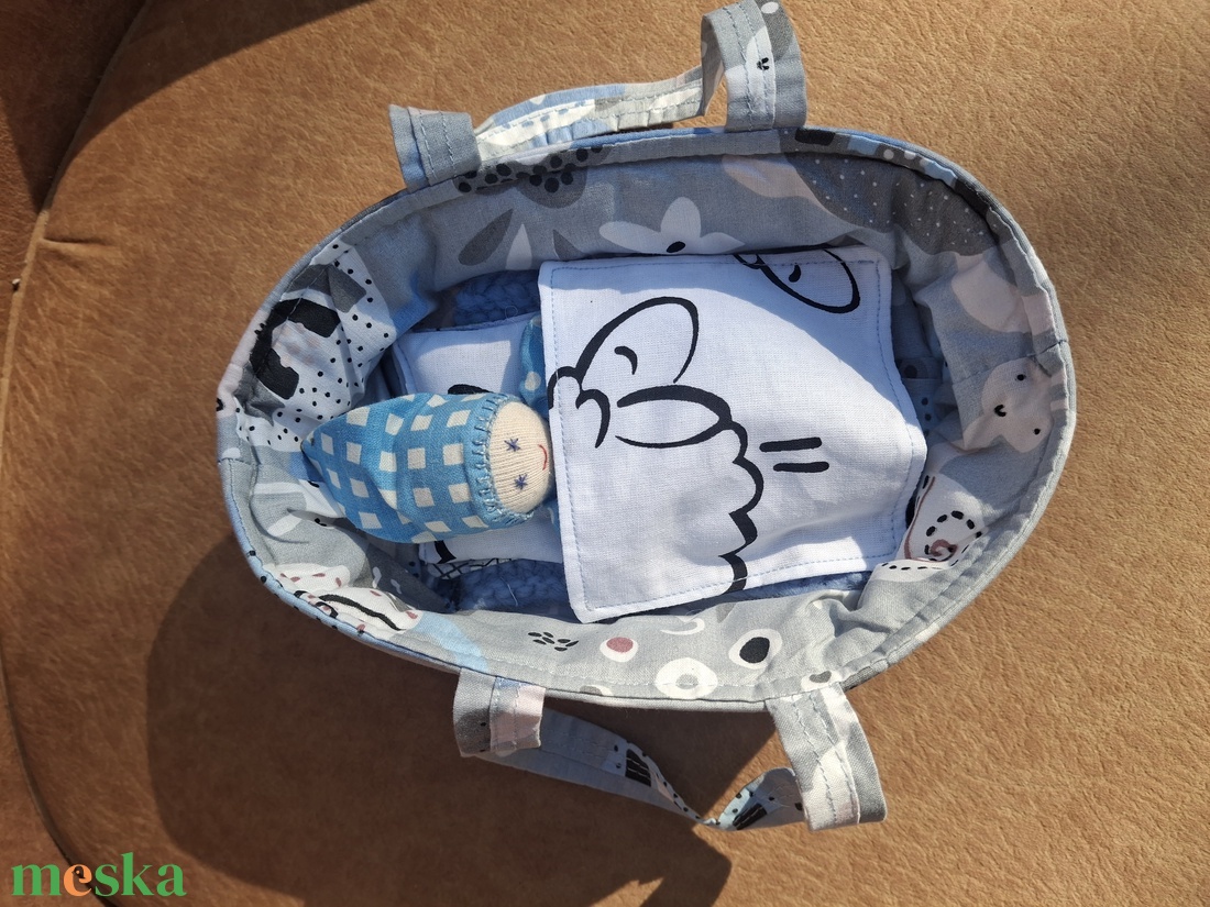 Marokbaba mózeskosárban [4] - játék & sport - baba & babaház - játékbaba, babakellék - Meska.hu