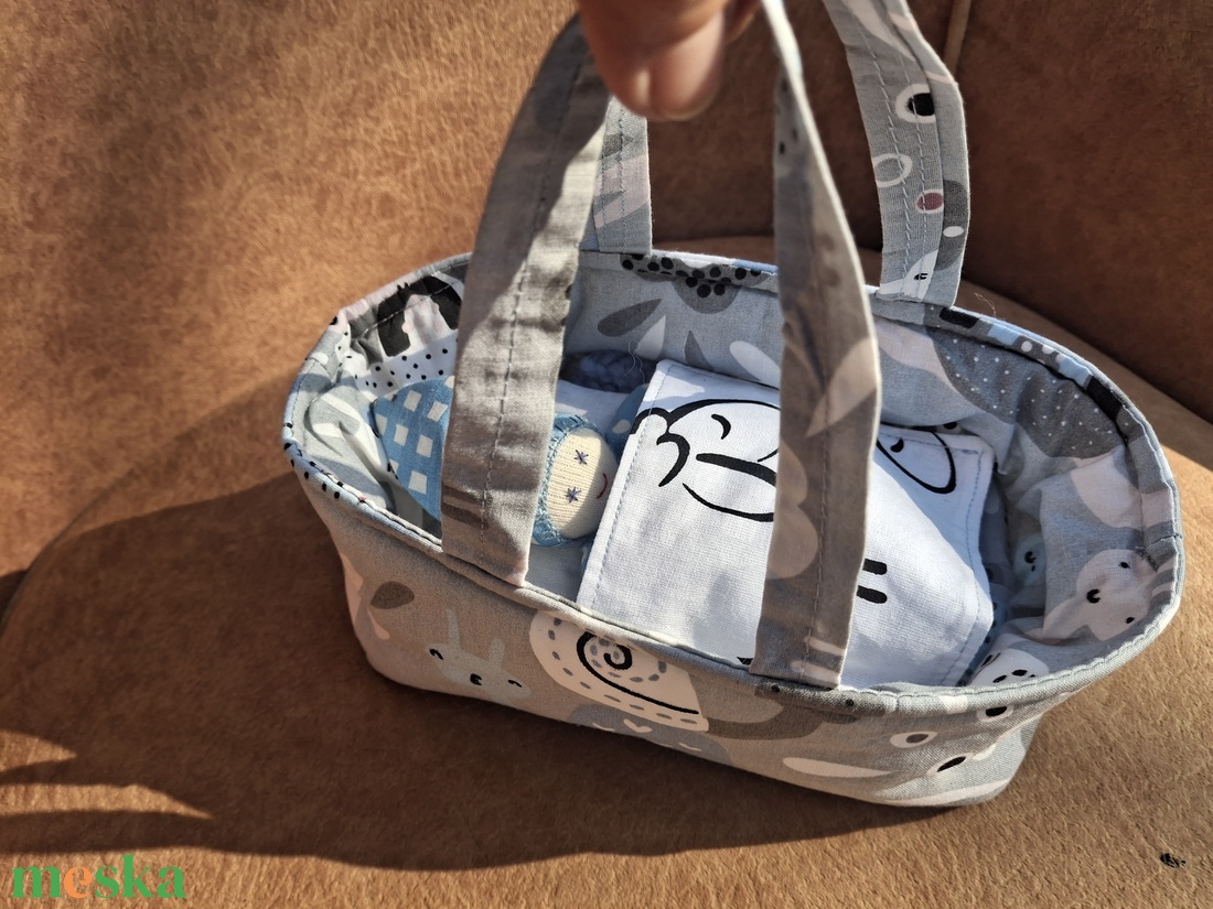 Marokbaba mózeskosárban [4] - játék & sport - baba & babaház - játékbaba, babakellék - Meska.hu