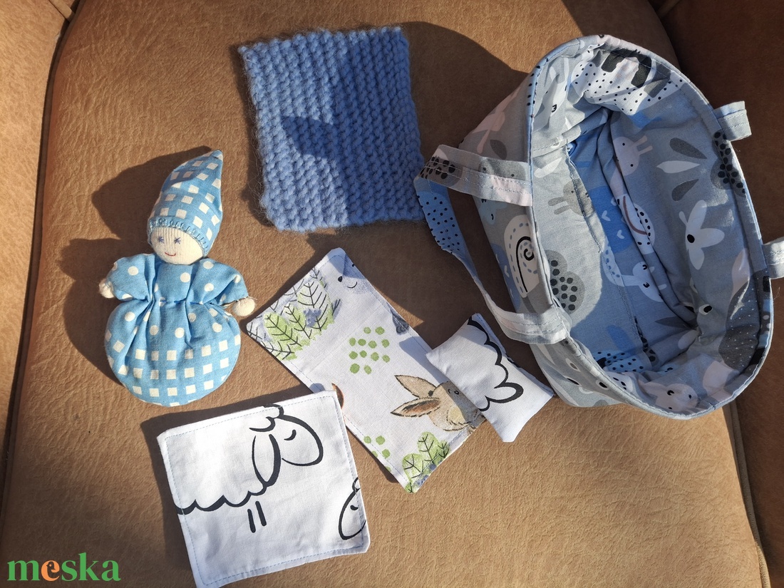 Marokbaba mózeskosárban [4] - játék & sport - baba & babaház - játékbaba, babakellék - Meska.hu