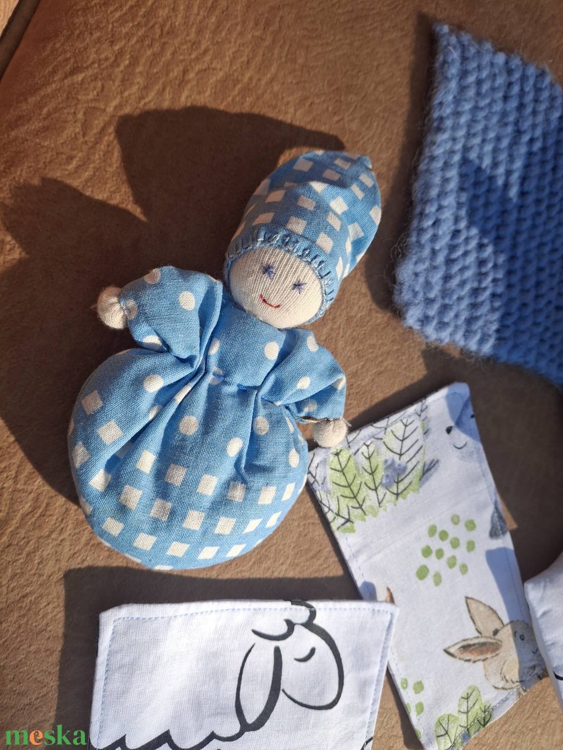 Marokbaba mózeskosárban [4] - játék & sport - baba & babaház - játékbaba, babakellék - Meska.hu