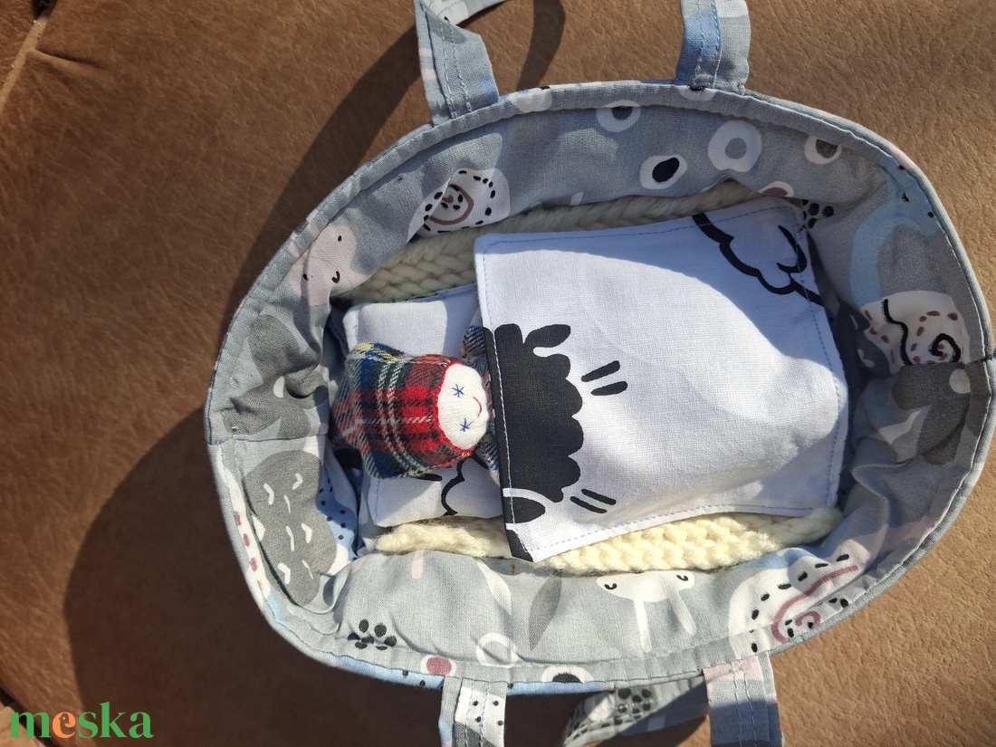 Marokbaba mózeskosárban [5] - játék & sport - baba & babaház - játékbaba, babakellék - Meska.hu