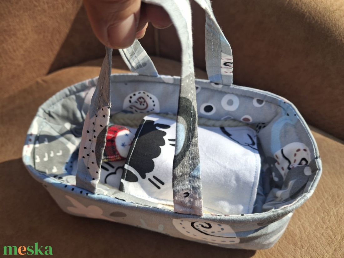 Marokbaba mózeskosárban [5] - játék & sport - baba & babaház - játékbaba, babakellék - Meska.hu