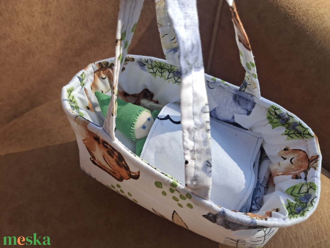 Marokbaba mózeskosárban [7] - játék & sport - baba & babaház - játékbaba, babakellék - Meska.hu