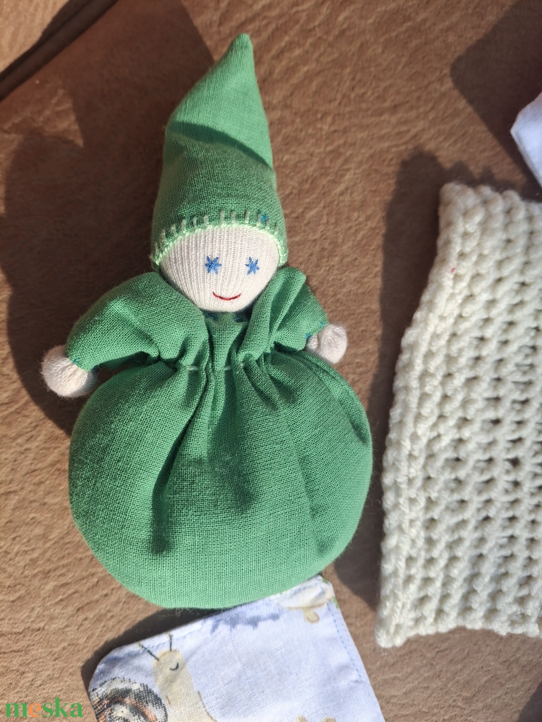 Marokbaba mózeskosárban [7] - játék & sport - baba & babaház - játékbaba, babakellék - Meska.hu