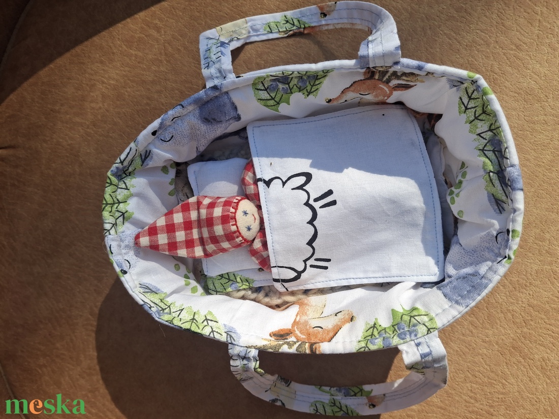 Marokbaba mózeskosárban [8] - játék & sport - baba & babaház - játékbaba, babakellék - Meska.hu