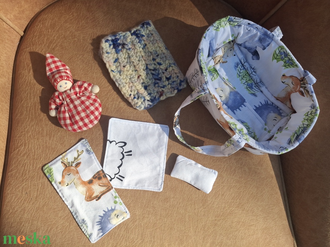 Marokbaba mózeskosárban [8] - játék & sport - baba & babaház - játékbaba, babakellék - Meska.hu