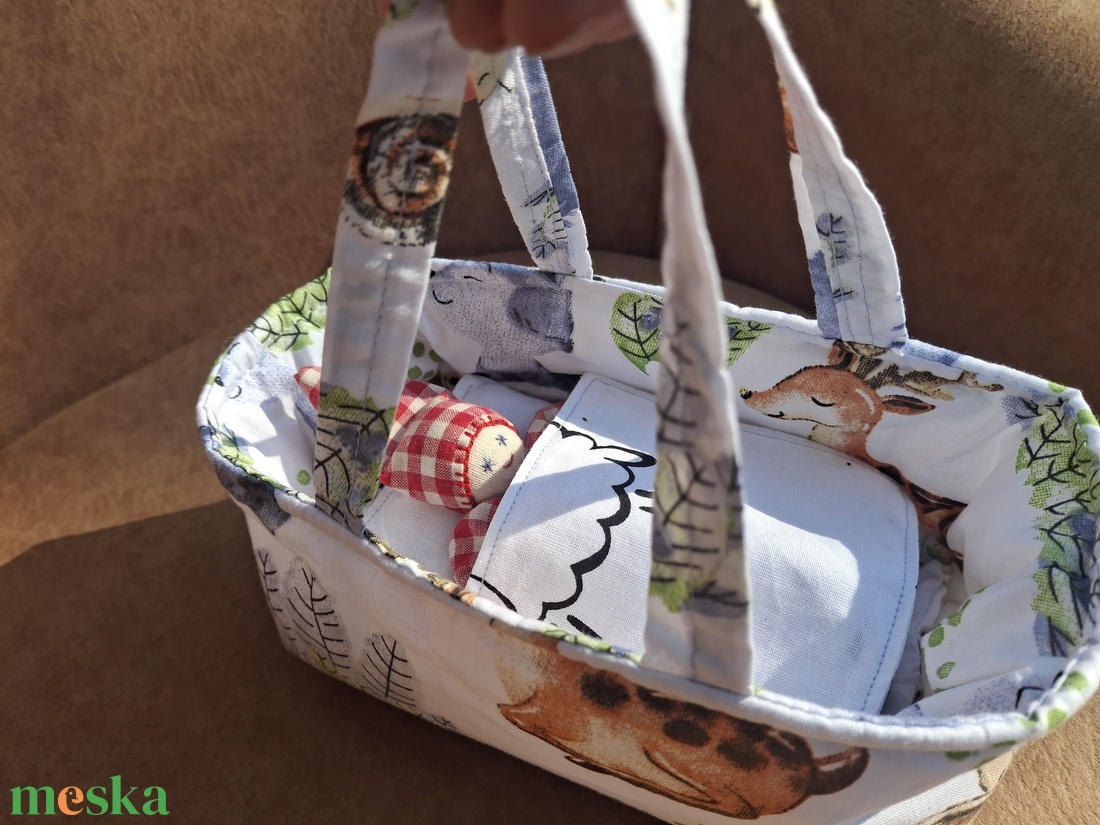 Marokbaba mózeskosárban [8] - játék & sport - baba & babaház - játékbaba, babakellék - Meska.hu