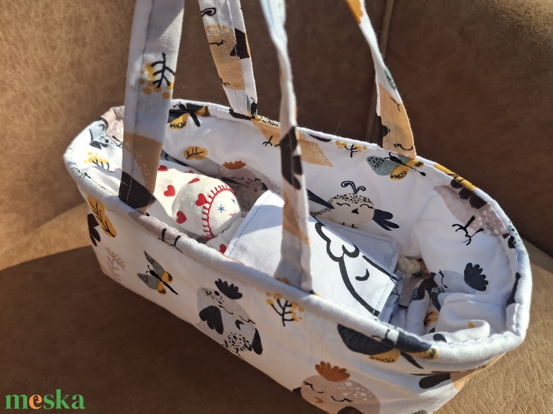 Marokbaba mózeskosárban [9] - játék & sport - baba & babaház - játékbaba, babakellék - Meska.hu