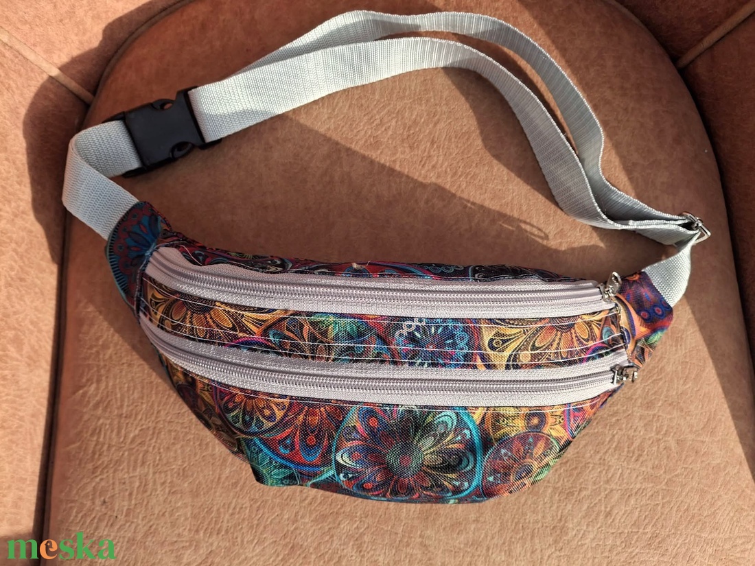 Övtáska plusz zsebbel színes - táska & tok - övtáska - Meska.hu