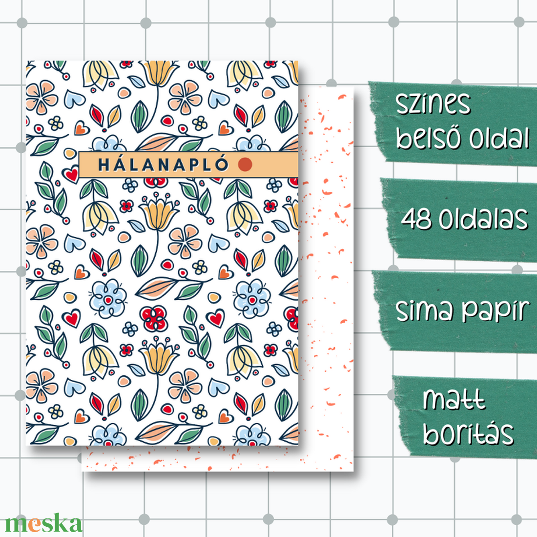 Hálanapló - otthon & életmód - papír, írószer - jegyzetfüzet & napló - Meska.hu Hálanapló - otthon & életmód - papír, írószer - jegyzetfüzet & napló - Meska.hu