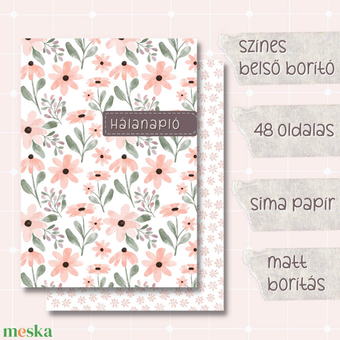 Hálanapló - otthon & életmód - papír, írószer - jegyzetfüzet & napló - Meska.hu Hálanapló - otthon & életmód - papír, írószer - jegyzetfüzet & napló - Meska.hu