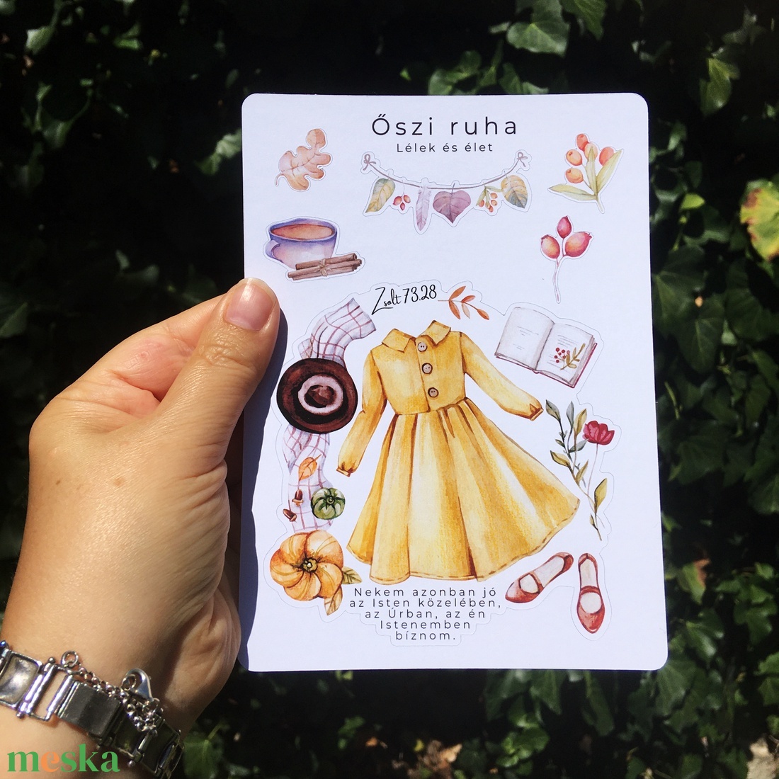 Őszi ruha matrica - otthon & életmód - papír, írószer - matrica, matrica csomag - Meska.hu Őszi ruha matrica - otthon & életmód - papír, írószer - matrica, matrica csomag - Meska.hu