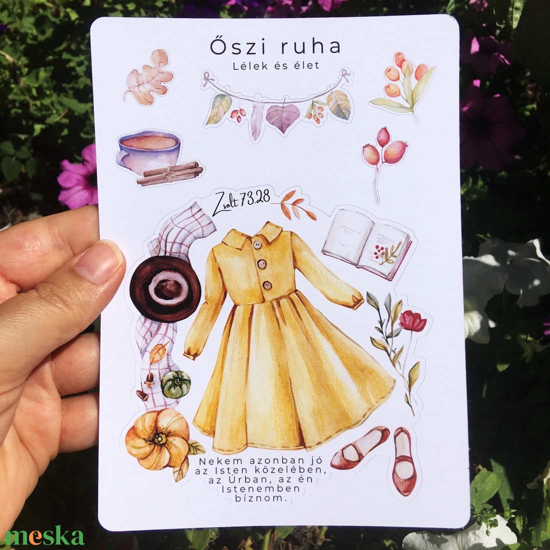Őszi ruha matrica - otthon & életmód - papír, írószer - matrica, matrica csomag - Meska.hu Őszi ruha matrica - otthon & életmód - papír, írószer - matrica, matrica csomag - Meska.hu
