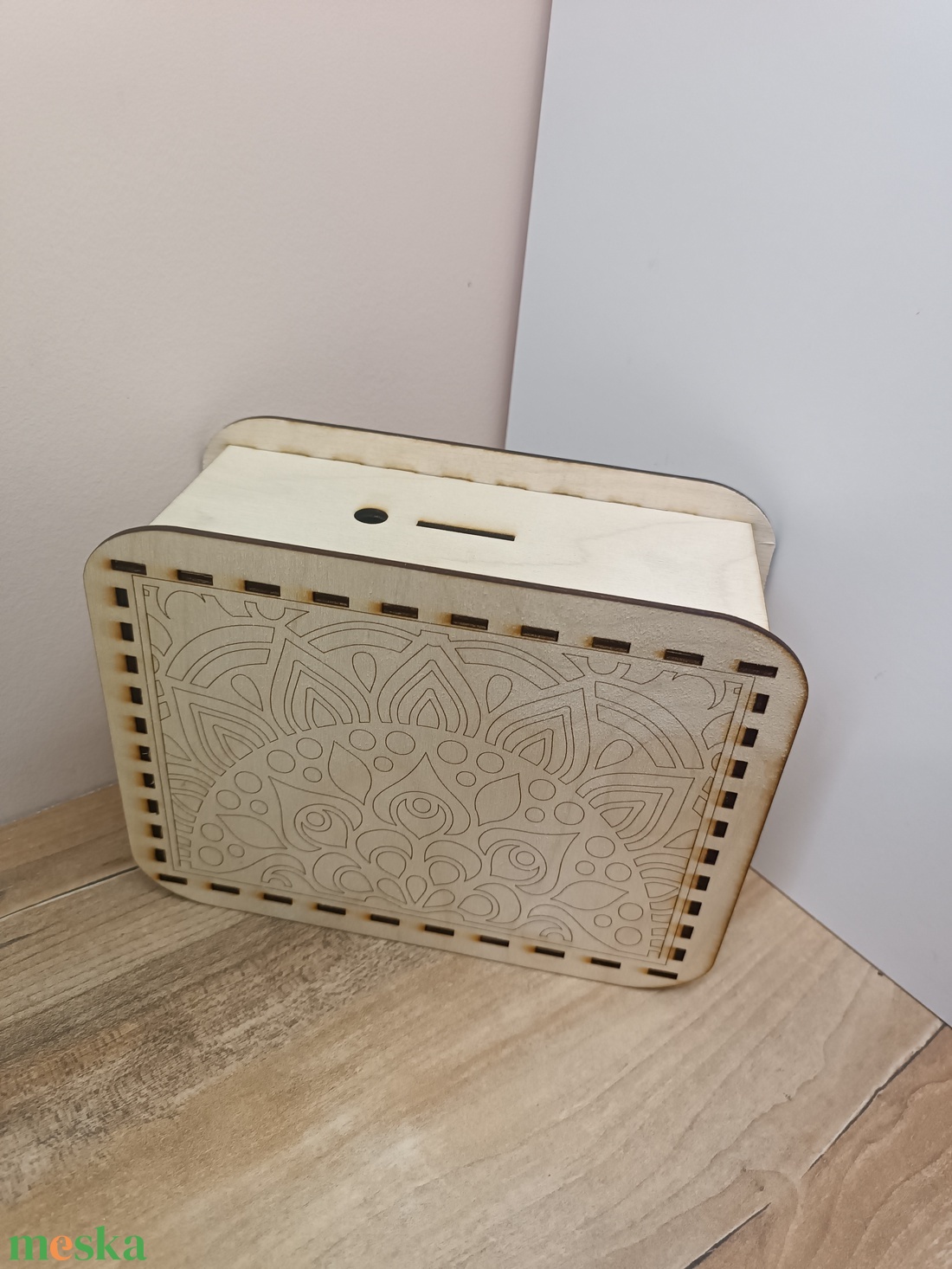 Személyre szabott fa persely � 1 millió gyűjtési cél - otthon & életmód - dekoráció - asztal és polc dekoráció - persely - Meska.hu