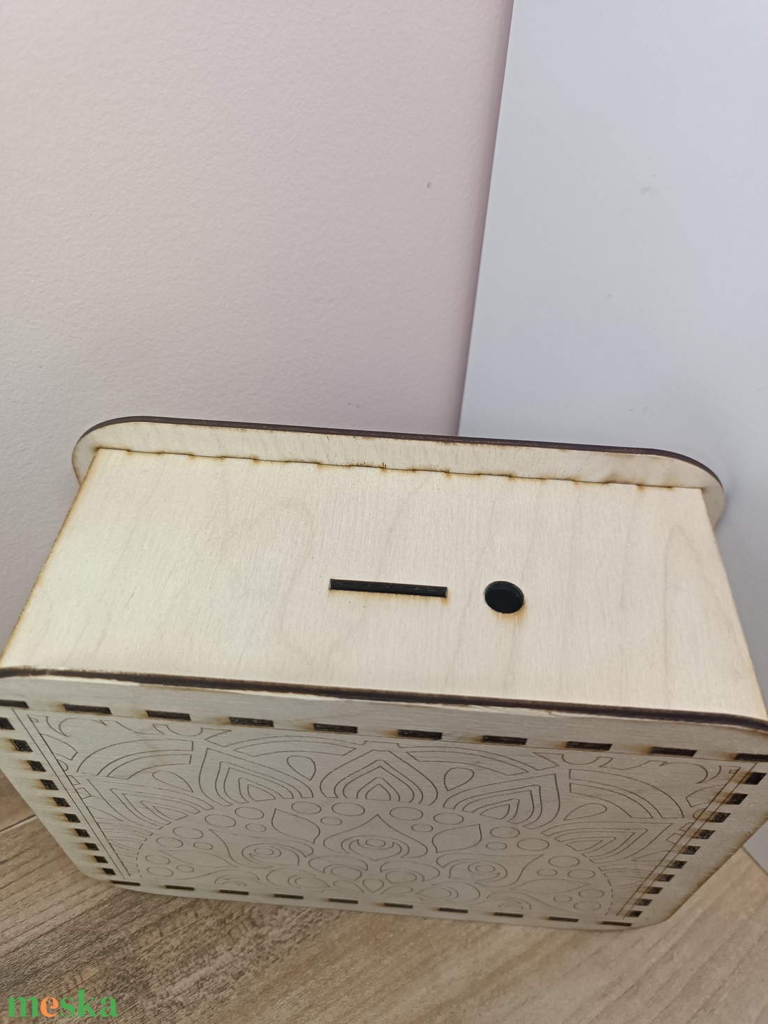 Személyre szabott fa persely �  fél millió gyűjtési cél - otthon & életmód - dekoráció - asztal és polc dekoráció - persely - Meska.hu