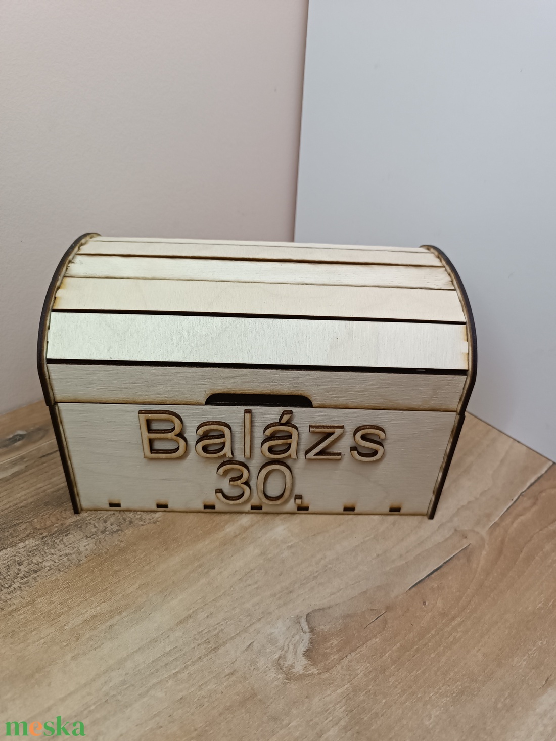 Dekorálható fa kincses láda-Gravirozott  - otthon & életmód - tárolás & rendszerezés - láda - Meska.hu