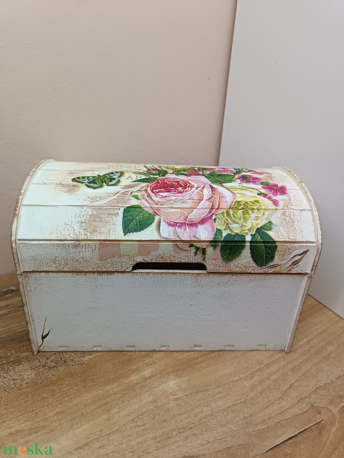 Egyedi kincses fa láda -szemelyre szabható  - otthon & életmód - tárolás & rendszerezés - láda - Meska.hu