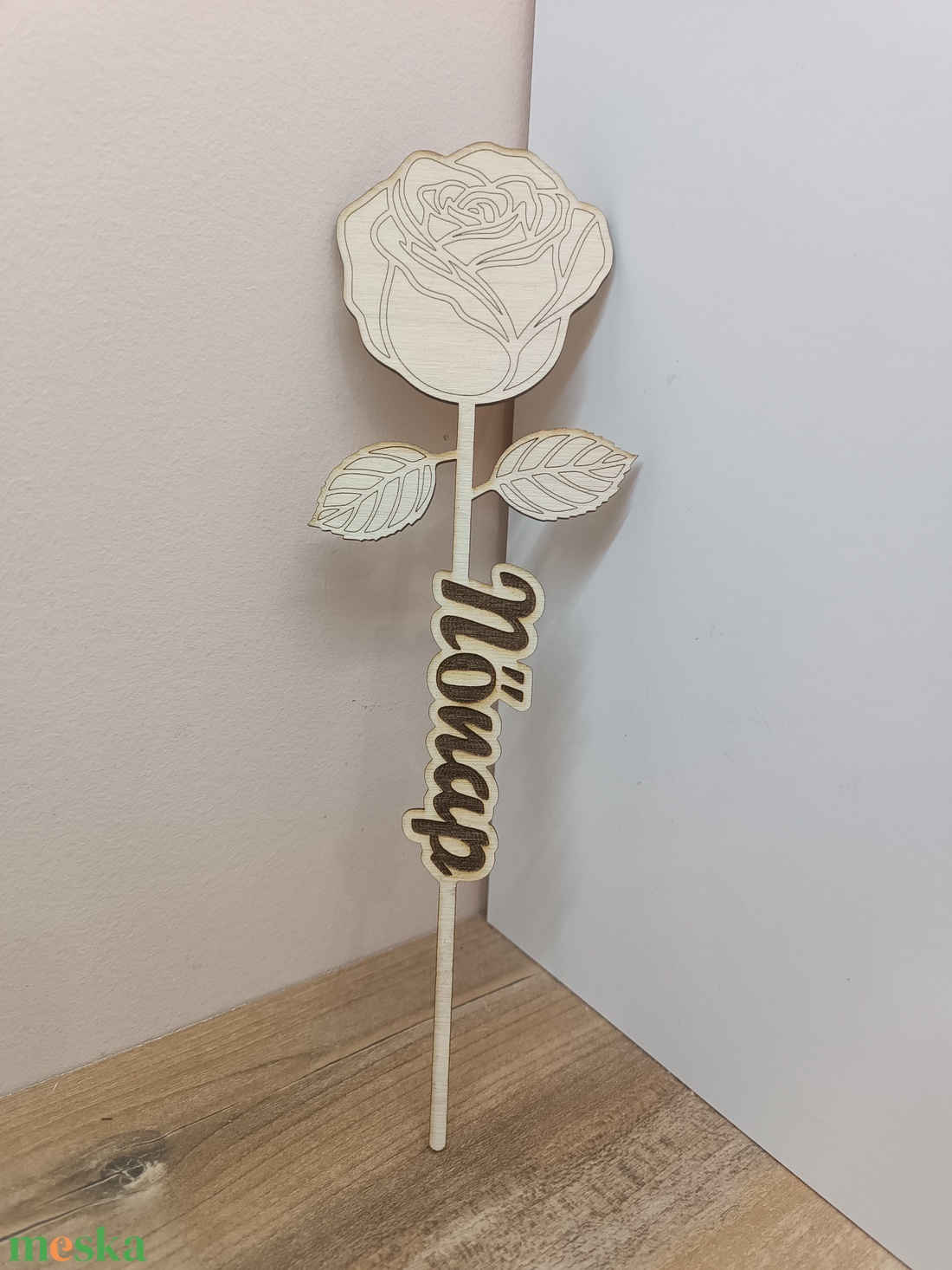 Nőnapi/Valentin napi személyre szabható rózsa  - otthon & életmód - ház & kert - névtábla - Meska.hu