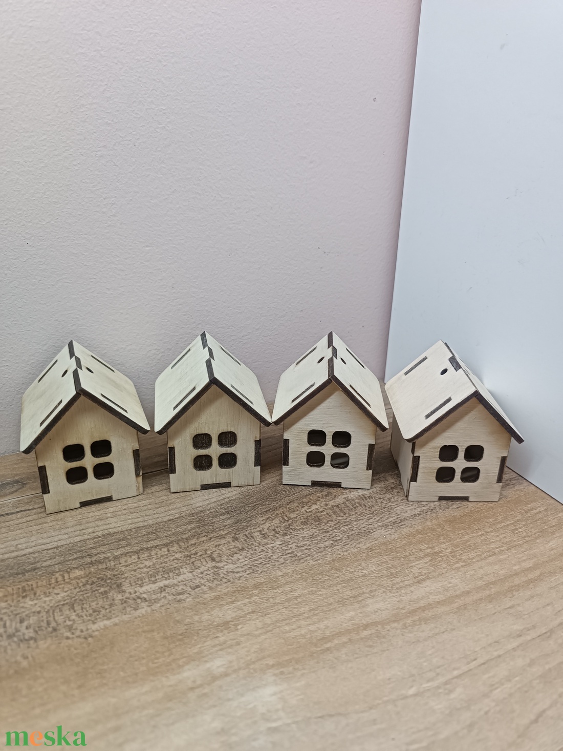 Dekor házikók  - esküvő - dekoráció - asztaldísz - Meska.hu