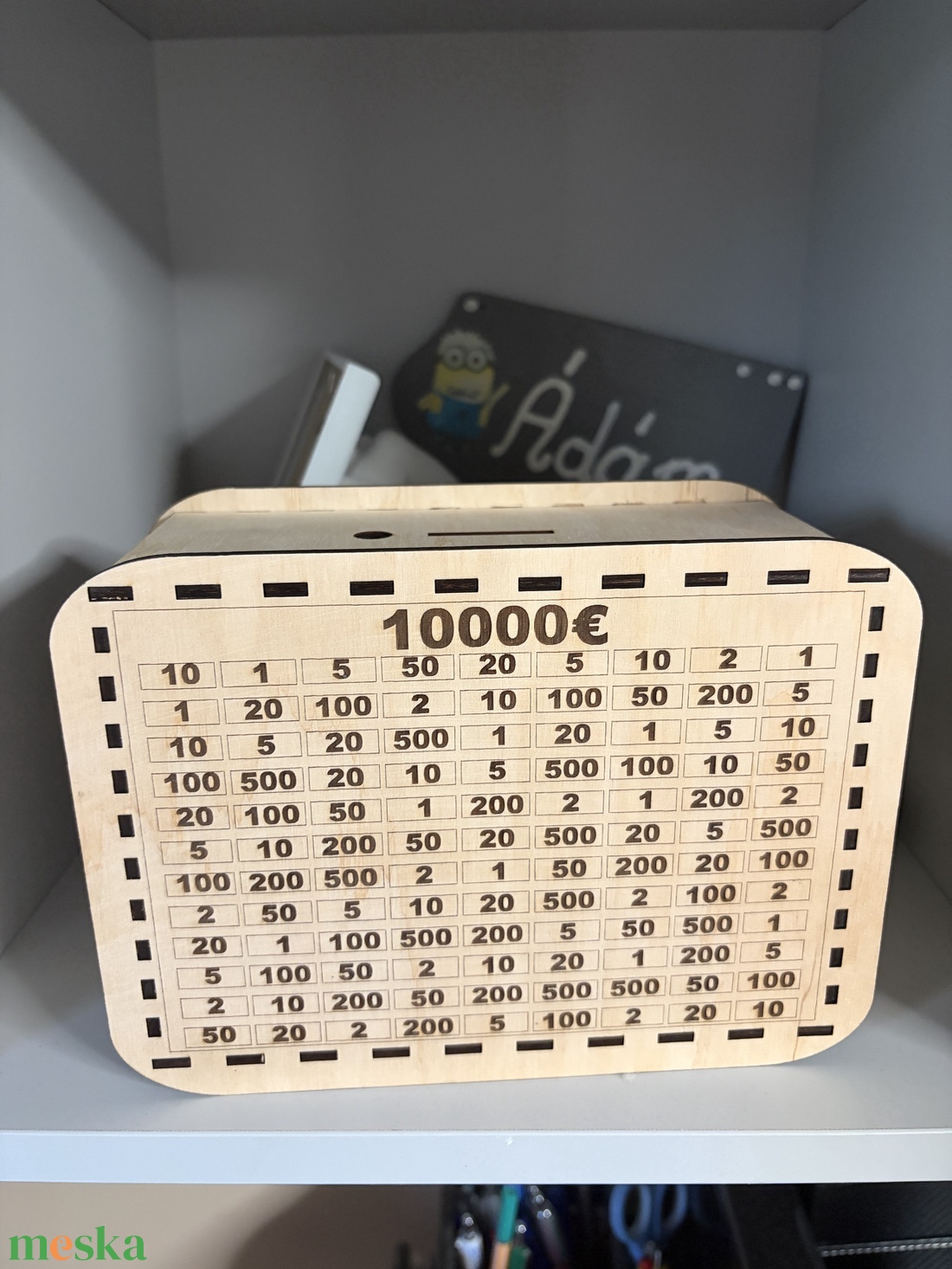 Eurós személyre szabható persely  - otthon & életmód - dekoráció - asztal és polc dekoráció - persely - Meska.hu
