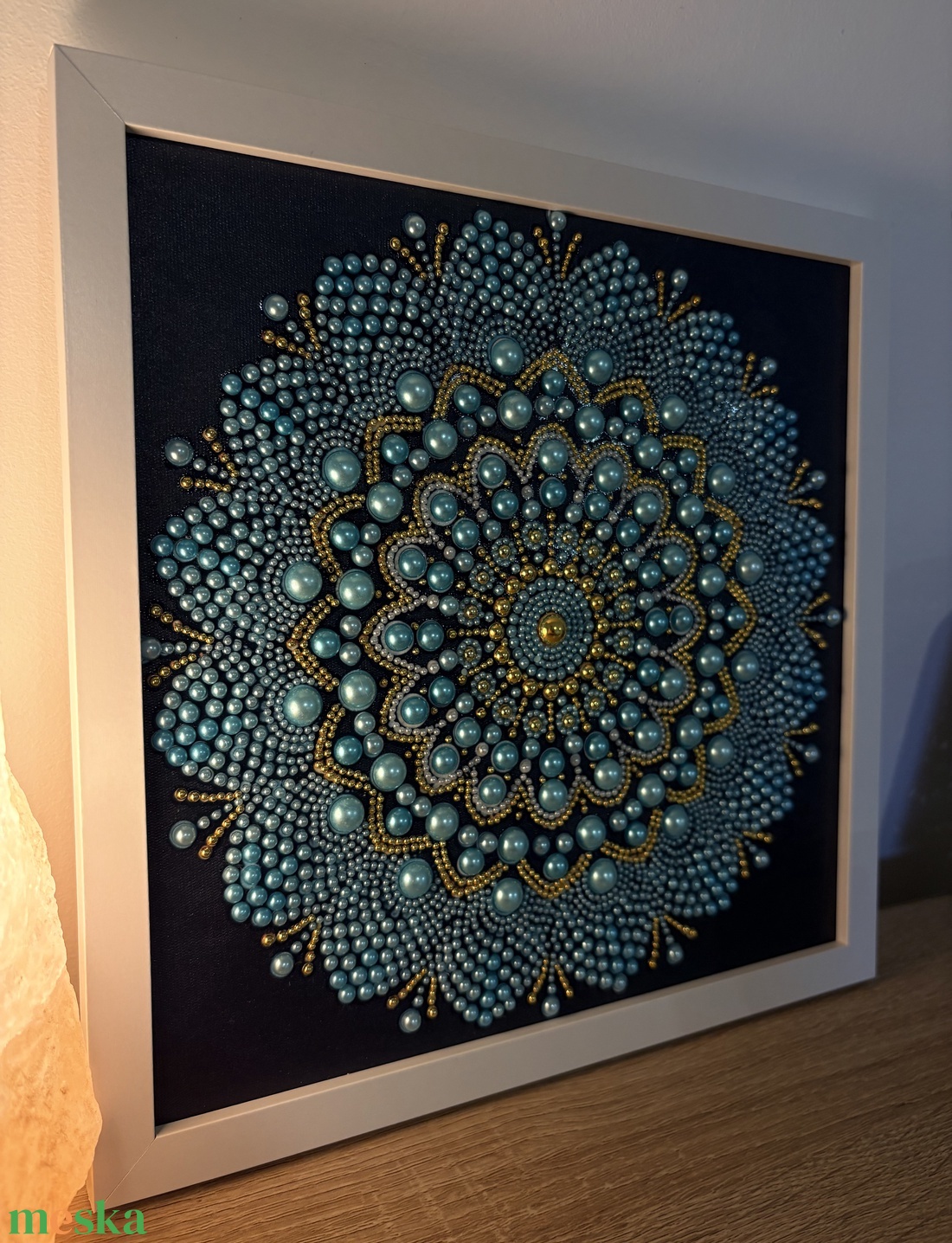 Kék harmónia mandala - otthon & életmód - dekoráció - spiritualitás - mandala - Meska.hu