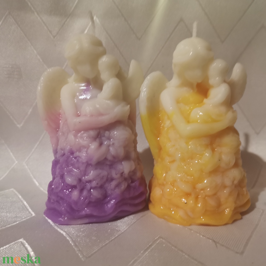 Angyalka alakú illatos karácsonyi gyertya - karácsony - karácsonyi lakásdekoráció - karácsonyi illatgyertya, mécses - Meska.hu