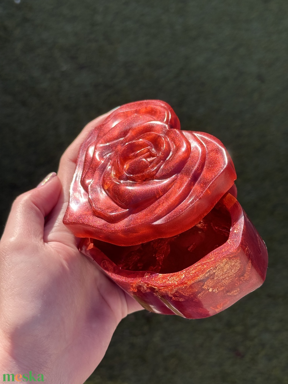 Ékszertartó rózsaszín-arany - ékszer - ékszertartó - ékszerdoboz - Meska.hu Ékszertartó rózsaszín-arany - ékszer - ékszertartó - ékszerdoboz - Meska.hu