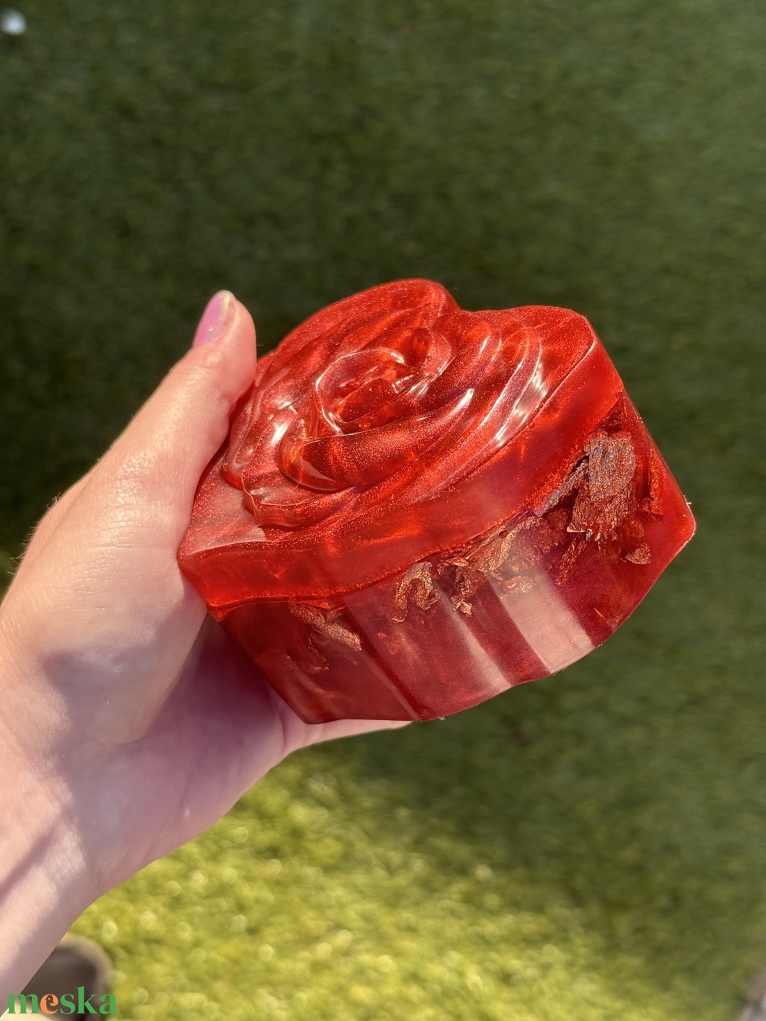 Ékszertartó rózsaszín-arany - ékszer - ékszertartó - ékszerdoboz - Meska.hu Ékszertartó rózsaszín-arany - ékszer - ékszertartó - ékszerdoboz - Meska.hu