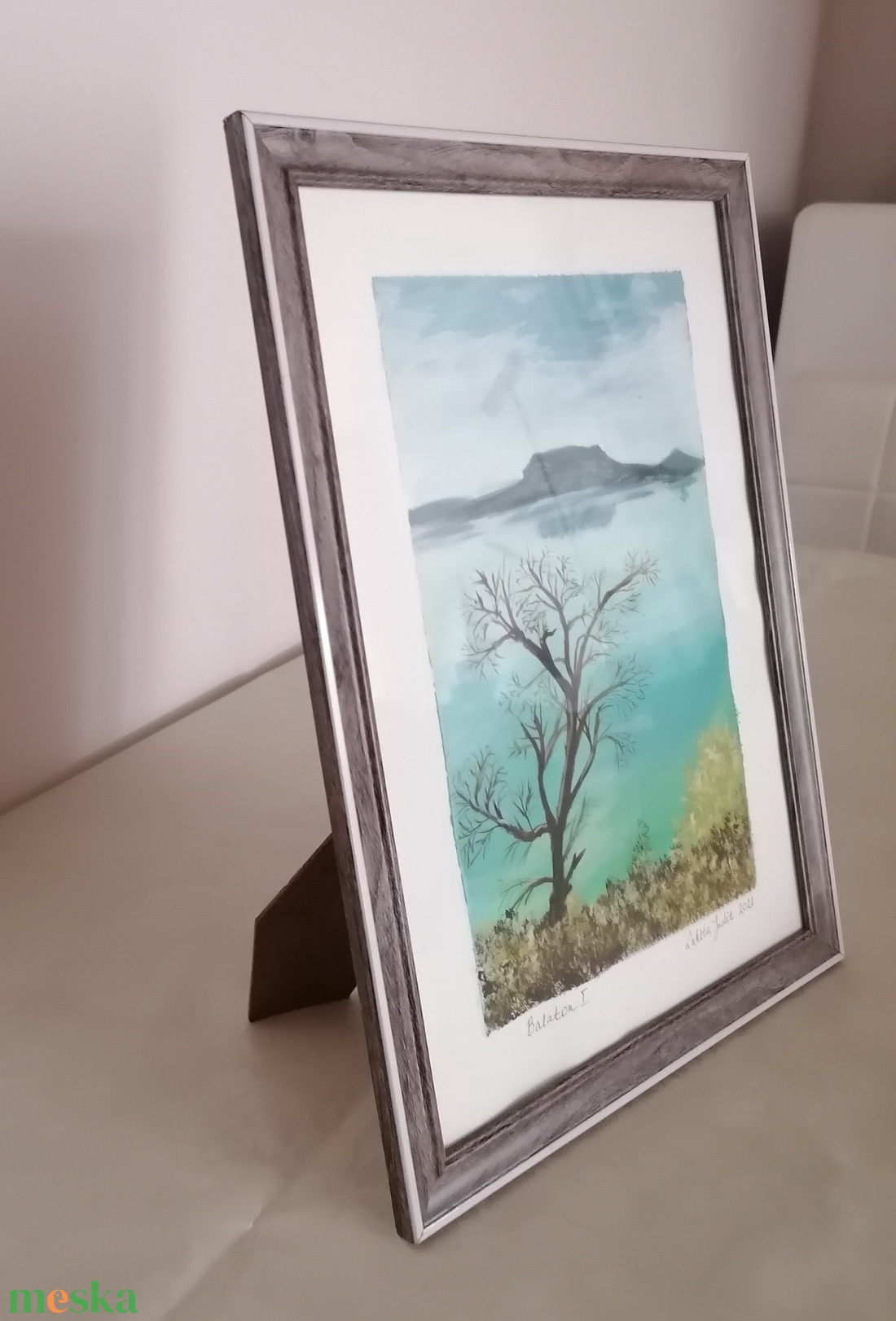 A Balaton Fonyódnál - művészet - festmény - akril - Meska.hu A Balaton Fonyódnál - művészet - festmény - akril - Meska.hu