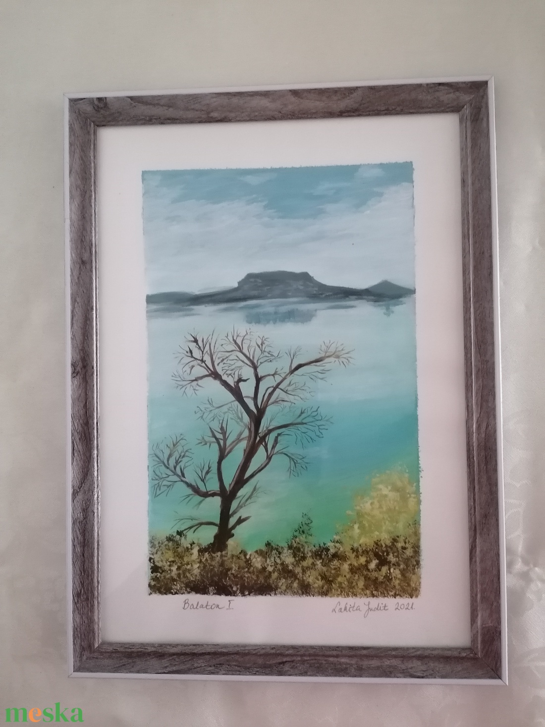 A Balaton Fonyódnál - művészet - festmény - akril - Meska.hu A Balaton Fonyódnál - művészet - festmény - akril - Meska.hu