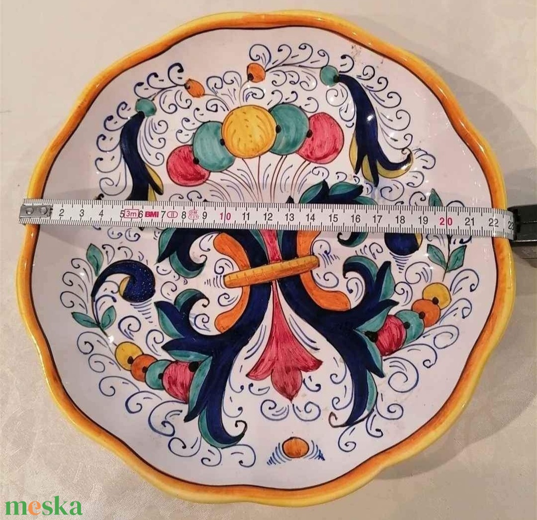 Vintage, olasz, kézzel festett majolika szett - otthon & életmód - gyertya, illat, aroma - gyertyatartó - Meska.hu Vintage, olasz, kézzel festett majolika szett - otthon & életmód - gyertya, illat, aroma - gyertyatartó - Meska.hu