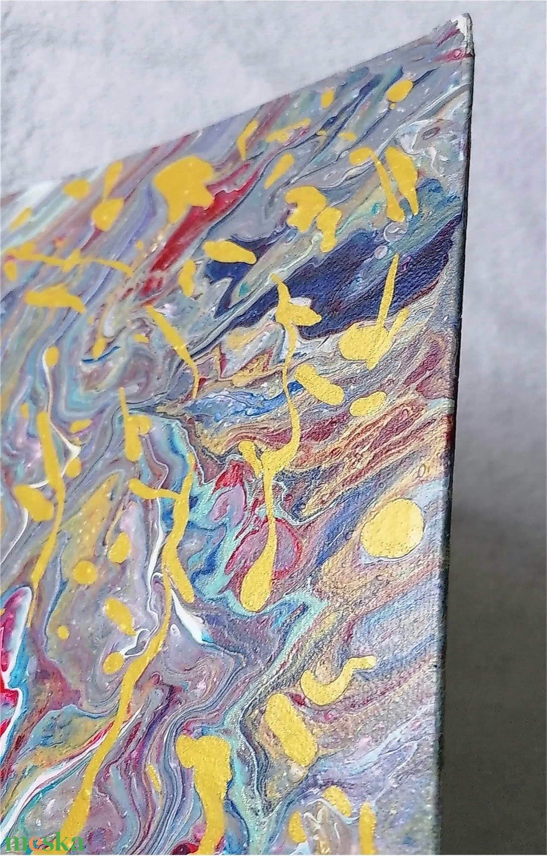 Absztrakt Fluid Art akril festmény - művészet - festmény - akril - Meska.hu Absztrakt Fluid Art akril festmény - művészet - festmény - akril - Meska.hu