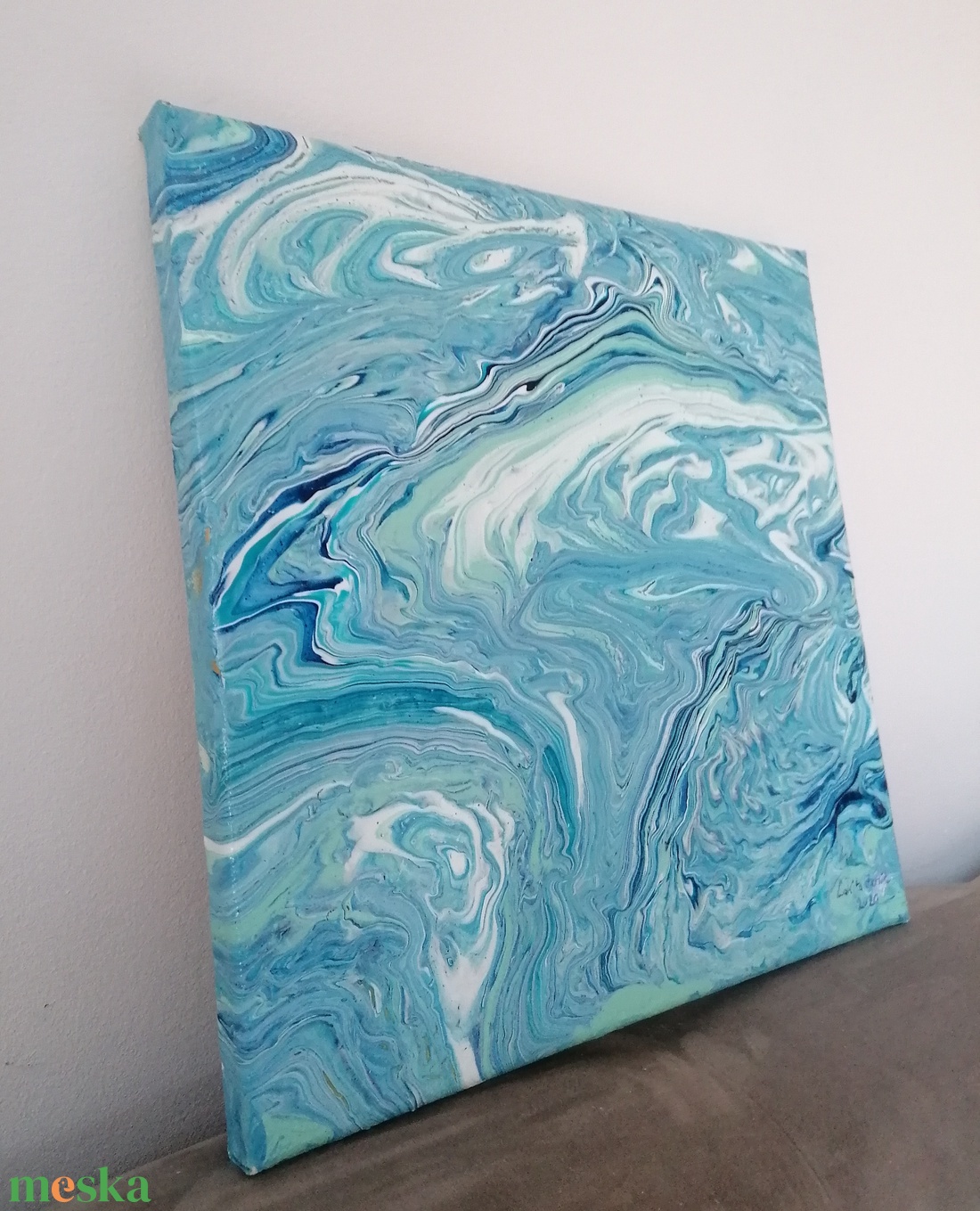 Absztrakt Fluid Art festmény - művészet - festmény - akril - Meska.hu Absztrakt Fluid Art festmény - művészet - festmény - akril - Meska.hu