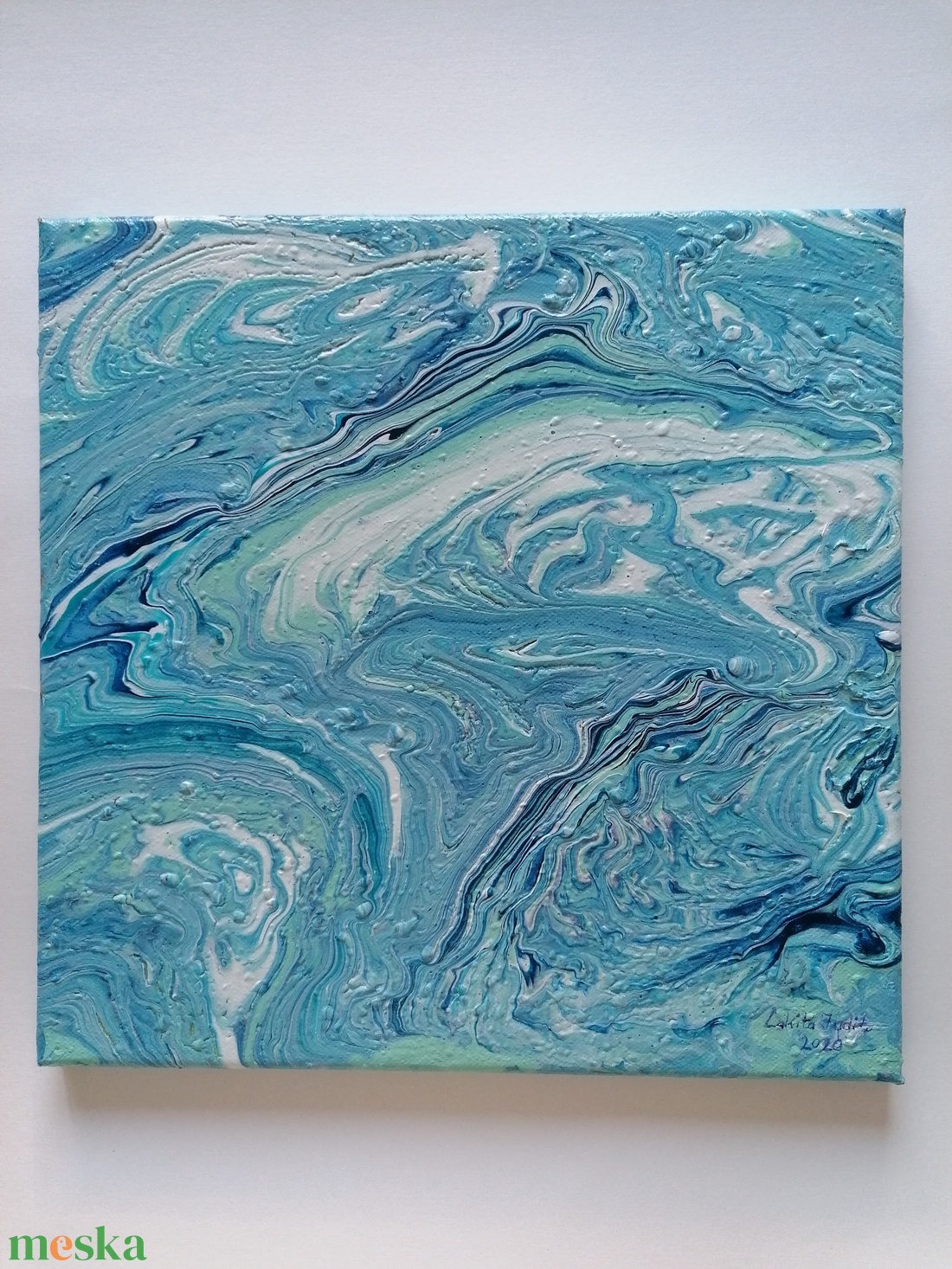 Absztrakt Fluid Art festmény - művészet - festmény - akril - Meska.hu Absztrakt Fluid Art festmény - művészet - festmény - akril - Meska.hu