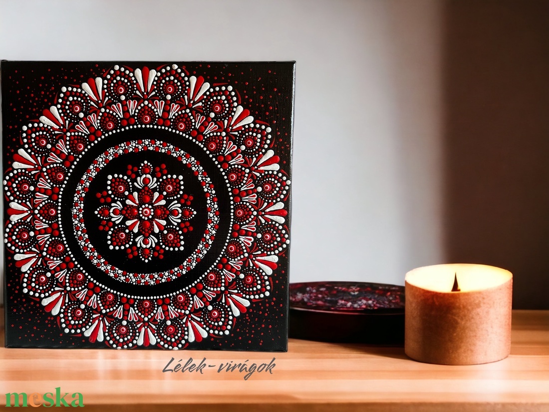 Piros és fehér mandala - otthon & életmód - dekoráció - spiritualitás - mandala - Meska.hu Piros és fehér mandala - otthon & életmód - dekoráció - spiritualitás - mandala - Meska.hu