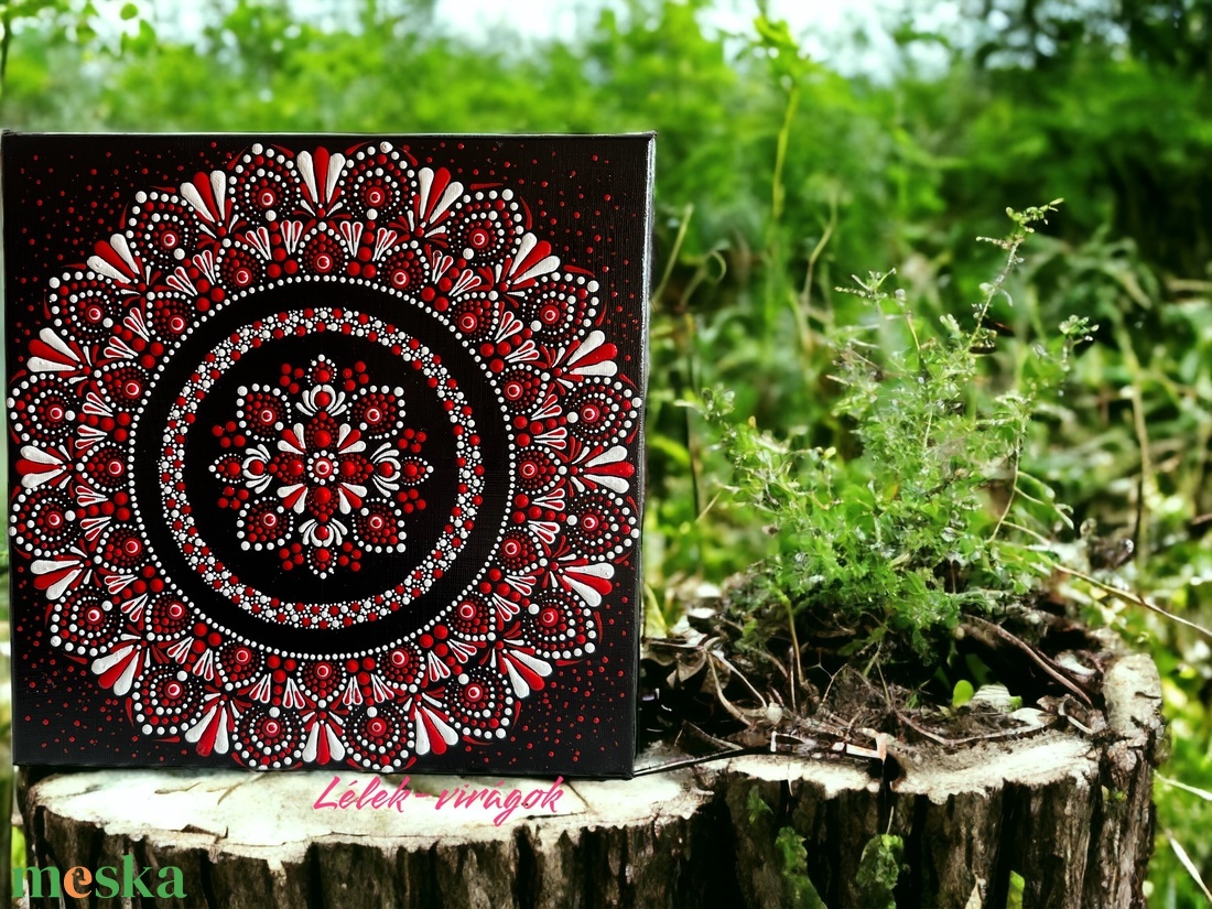 Piros és fehér mandala - otthon & életmód - dekoráció - spiritualitás - mandala - Meska.hu Piros és fehér mandala - otthon & életmód - dekoráció - spiritualitás - mandala - Meska.hu