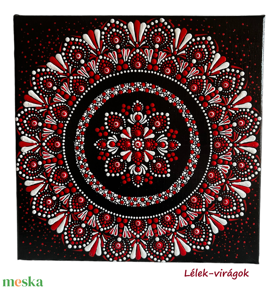 Piros és fehér mandala - otthon & életmód - dekoráció - spiritualitás - mandala - Meska.hu Piros és fehér mandala - otthon & életmód - dekoráció - spiritualitás - mandala - Meska.hu