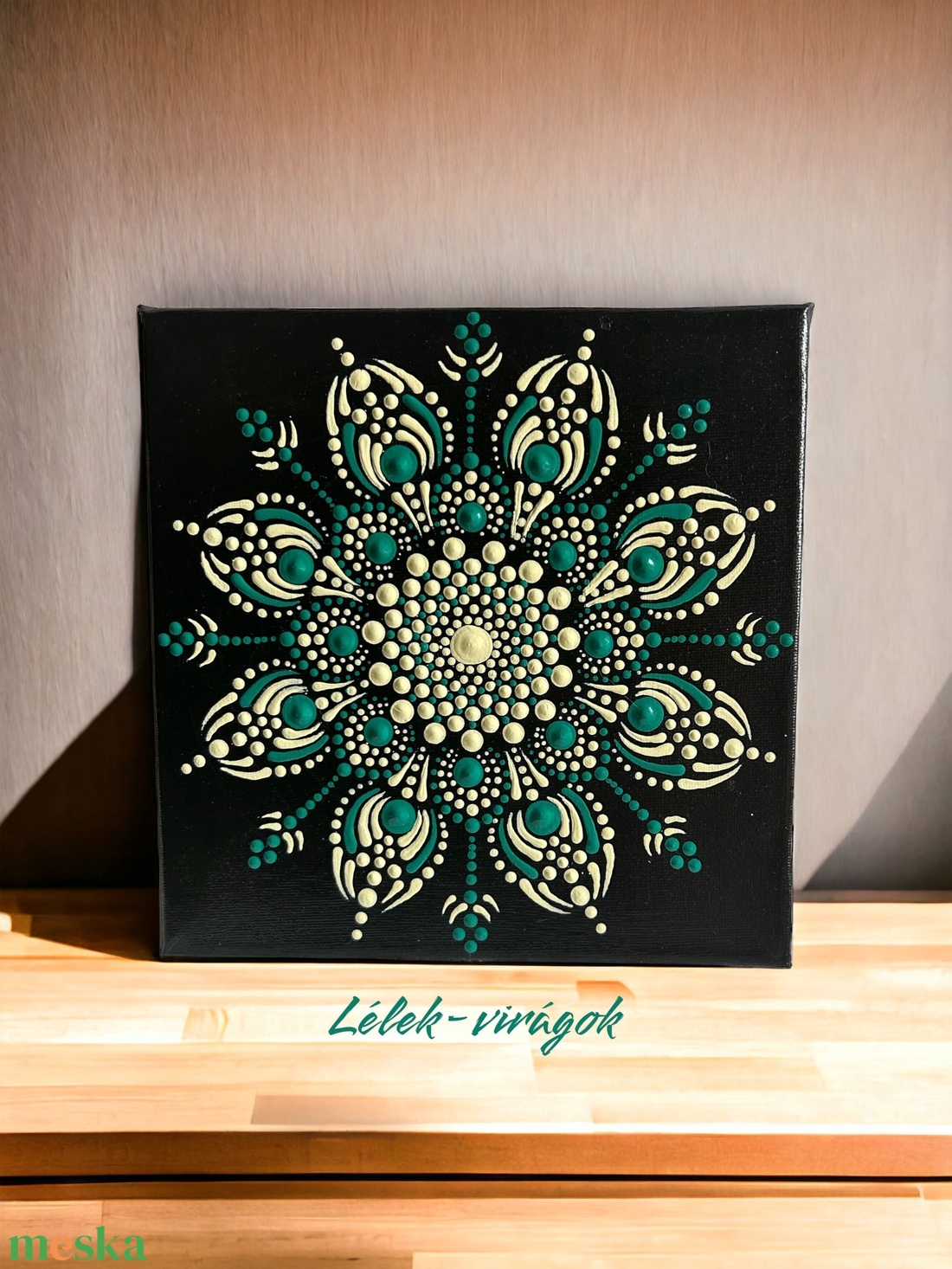 Türkiz és vajszínű mandala - otthon & életmód - dekoráció - spiritualitás - mandala - Meska.hu Türkiz és vajszínű mandala - otthon & életmód - dekoráció - spiritualitás - mandala - Meska.hu