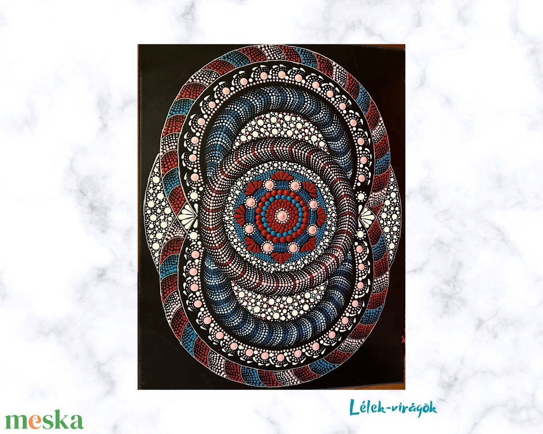 Összefonódva mandala - otthon & életmód - dekoráció - spiritualitás - mandala - Meska.hu