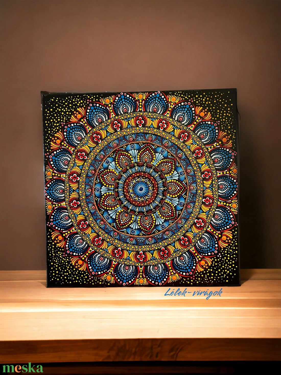 Kék és napsárga mandala - otthon & életmód - dekoráció - spiritualitás - mandala - Meska.hu Kék és napsárga mandala - otthon & életmód - dekoráció - spiritualitás - mandala - Meska.hu