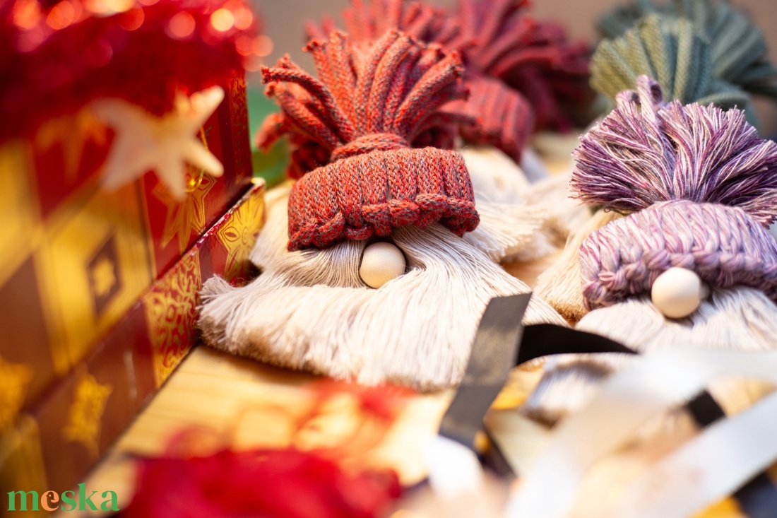 Karácsonyi manó dísz - karácsony - karácsonyi lakásdekoráció - karácsonyfadíszek - Meska.hu