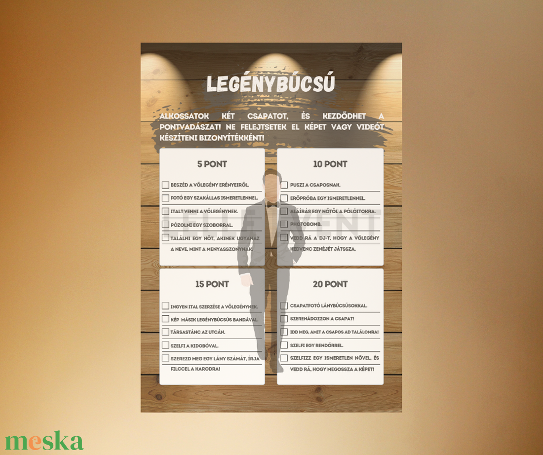 Digitális legénybúcsús kihíváslista - esküvő - legénybúcsú - Meska.hu Digitális legénybúcsús kihíváslista - esküvő - legénybúcsú - Meska.hu