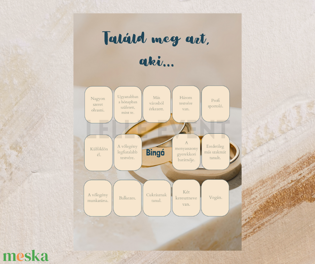 Digitális esküvői játék - Bingo - művészet - grafika & illusztráció - digitális - Meska.hu Digitális esküvői játék - Bingo - művészet - grafika & illusztráció - digitális - Meska.hu
