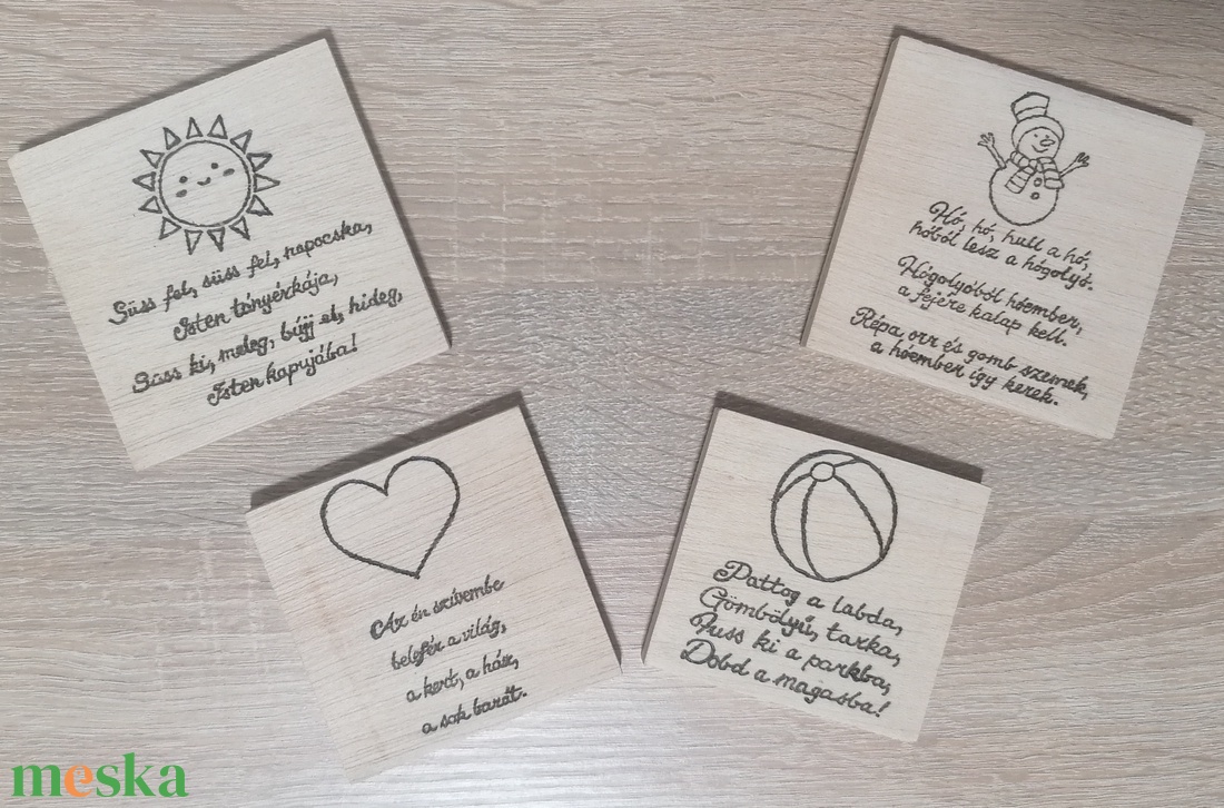 Óvodai jel és mondóka - kézzel égetett tábla - játék & sport - ovis felszerelés - óvodai jelek - Meska.hu Óvodai jel és mondóka - kézzel égetett tábla - játék & sport - ovis felszerelés - óvodai jelek - Meska.hu