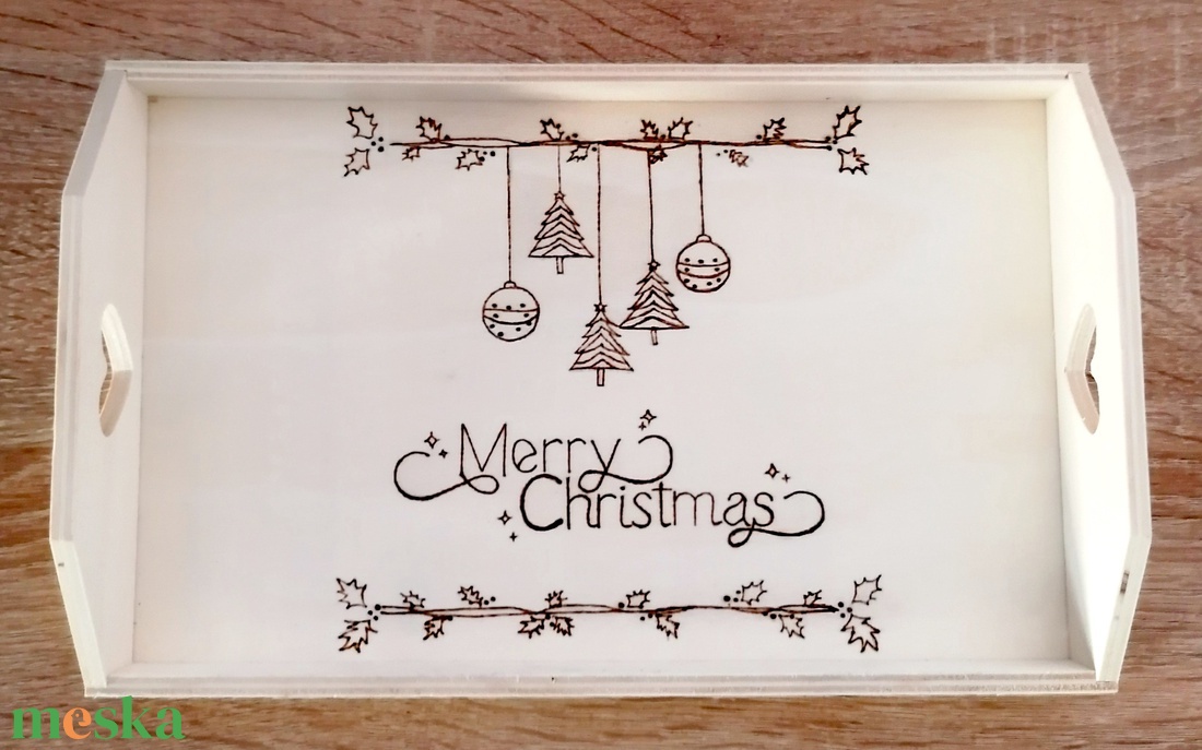 Karácsonyi tálca - pirográf minta - karácsony - karácsonyi lakásdekoráció - ünnepi asztaldekoráció - Meska.hu Karácsonyi tálca - pirográf minta - karácsony - karácsonyi lakásdekoráció - ünnepi asztaldekoráció - Meska.hu