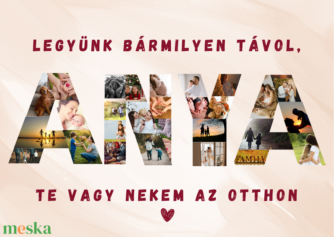 Digitális Anyaposzter - ajándék édesanyáknak - otthon & életmód - dekoráció - kép & falikép - poszter - Meska.hu