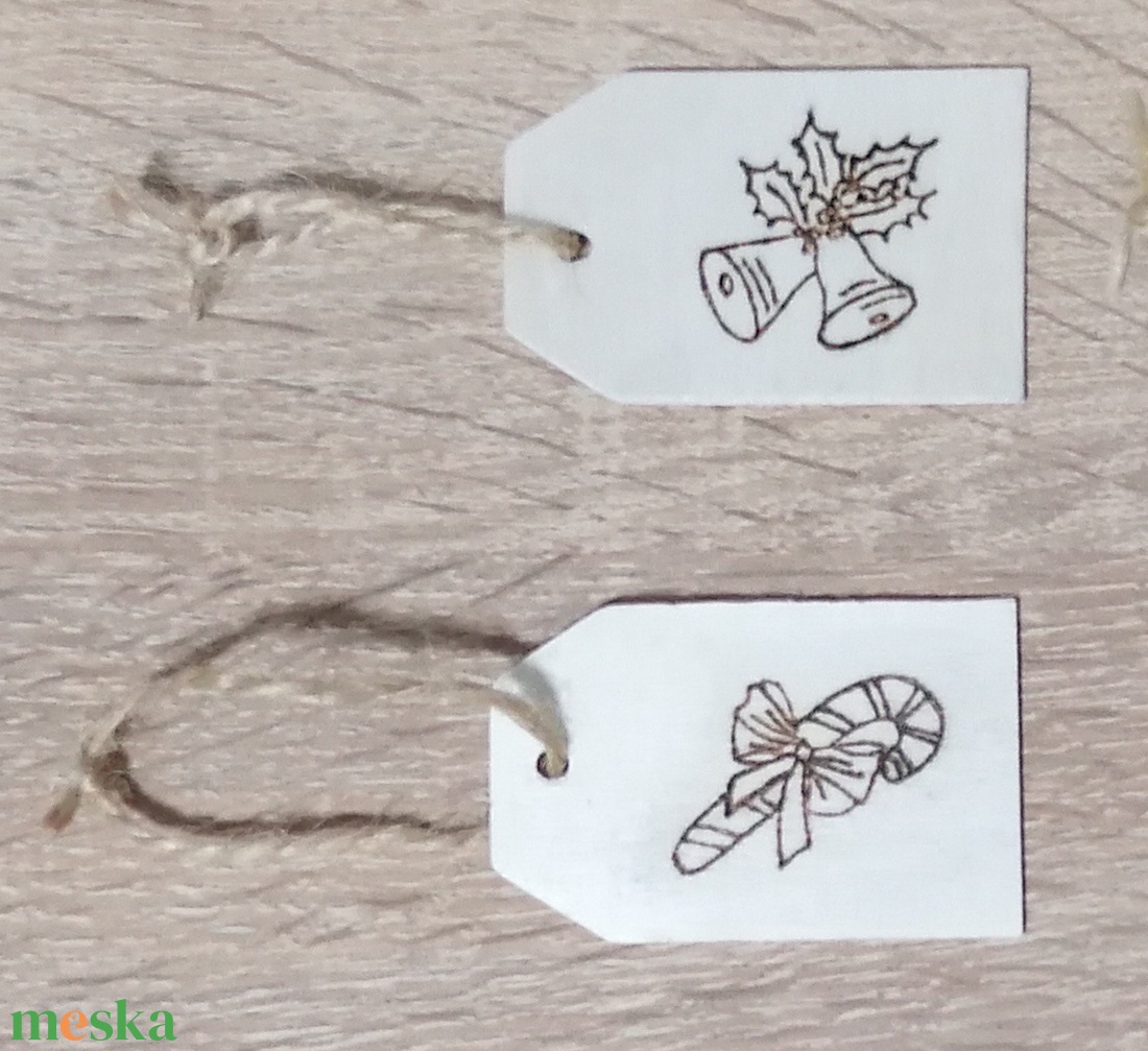 Fa ajándékkísérő kártya  - karácsony - karácsonyi ajándékozás - karácsonyi képeslap, üdvözlőlap, ajándékkísérő - Meska.hu